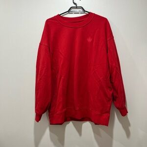 Lulu Lemon Red Canada Crew Neck